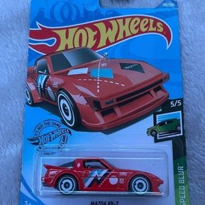 Hot wheels Mazda RX-7 speed blur